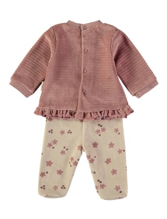 Conjunto con polaina estampada Babybol