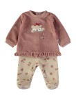 Conjunto con polaina estampada Babybol