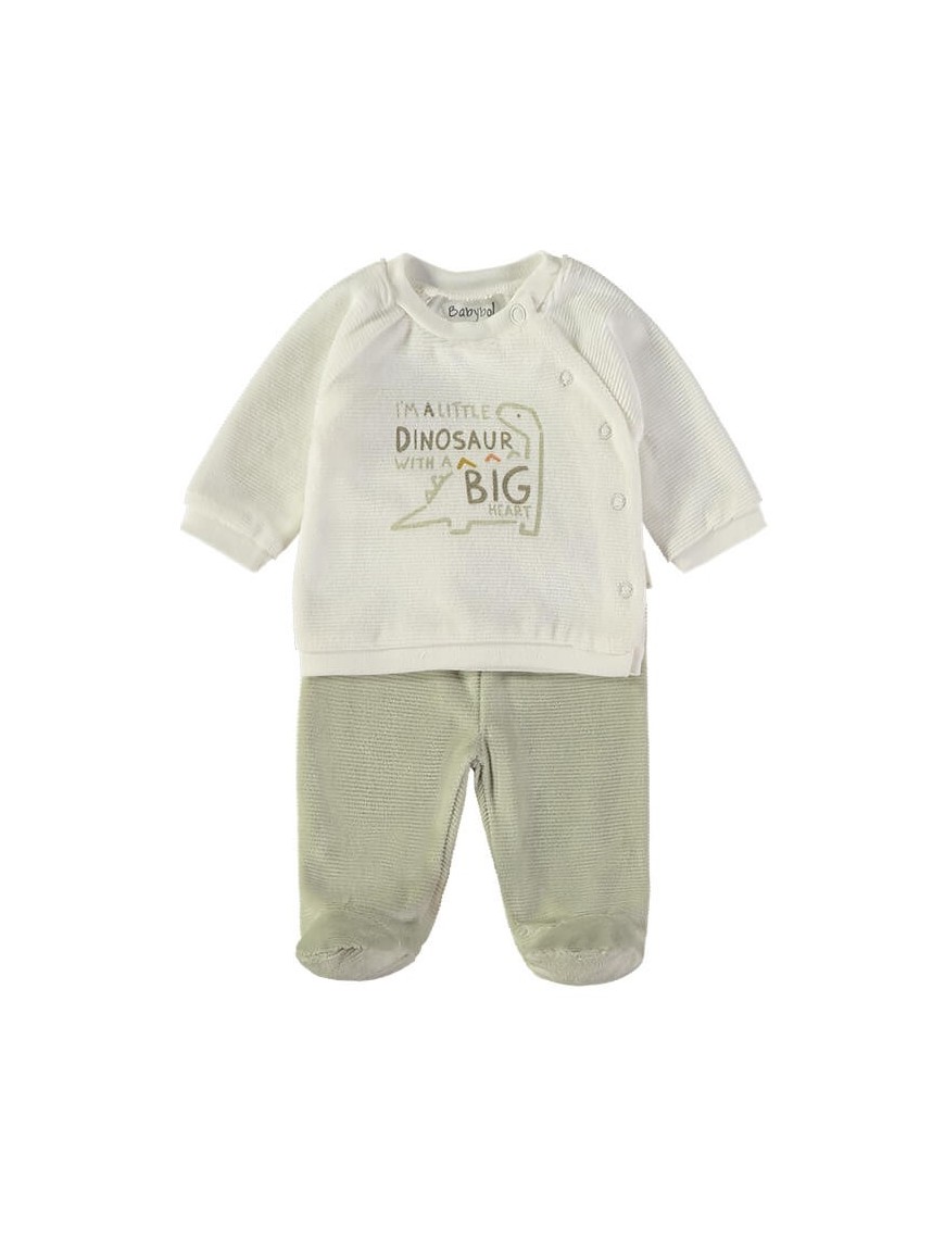 Conjunto con polaina dinos Babybol