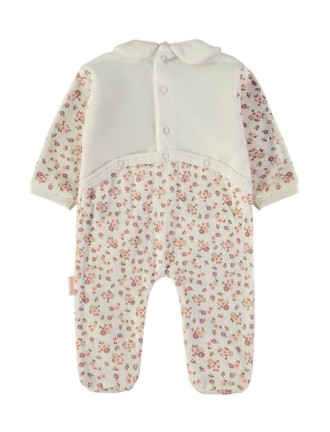 Pelele flores con cuello Babybol