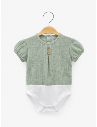 Bodi camisa verde Calamaro