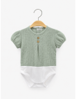 Bodi camisa verde Calamaro