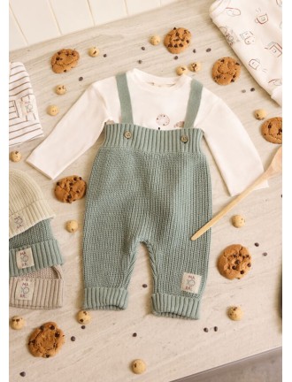 Peto tirantes tricot verde...