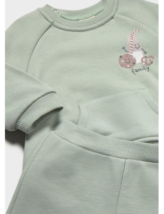 Chandal bolsillo verde jaspe Mayoral