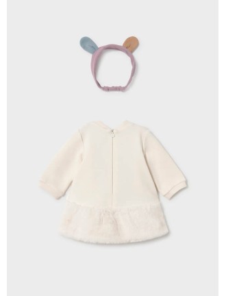 Vestido peluche osito Mayoral