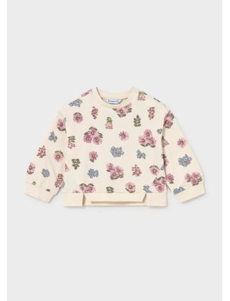 Sudadera flores Mayoral