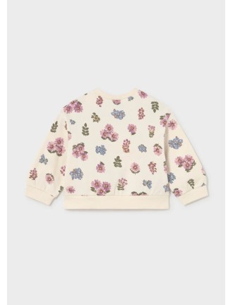 Sudadera flores Mayoral
