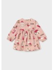 Vestido estampado casitas Mayoral