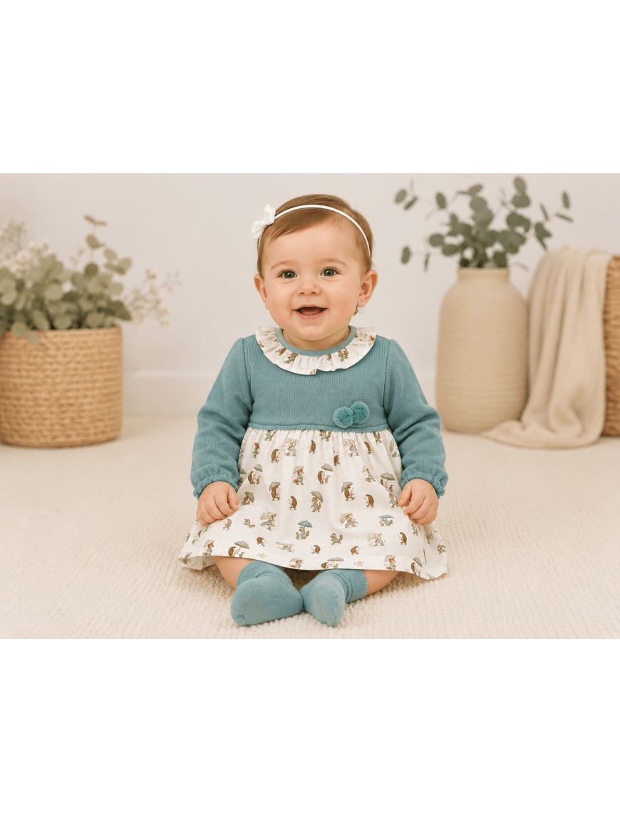 Vestido punto animales Sardon
