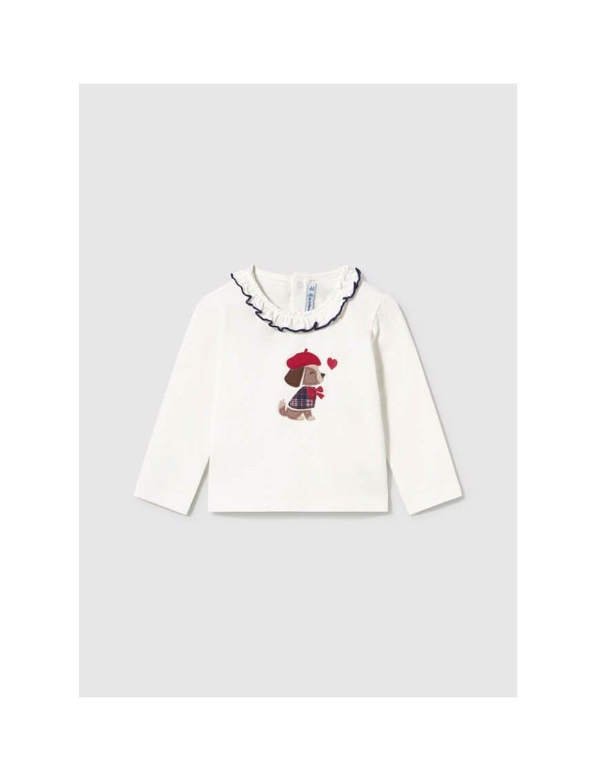 Camiseta volante perrito Mayoral