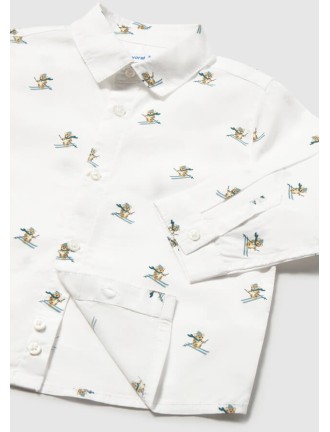 Camisa estampada esquí Mayoral