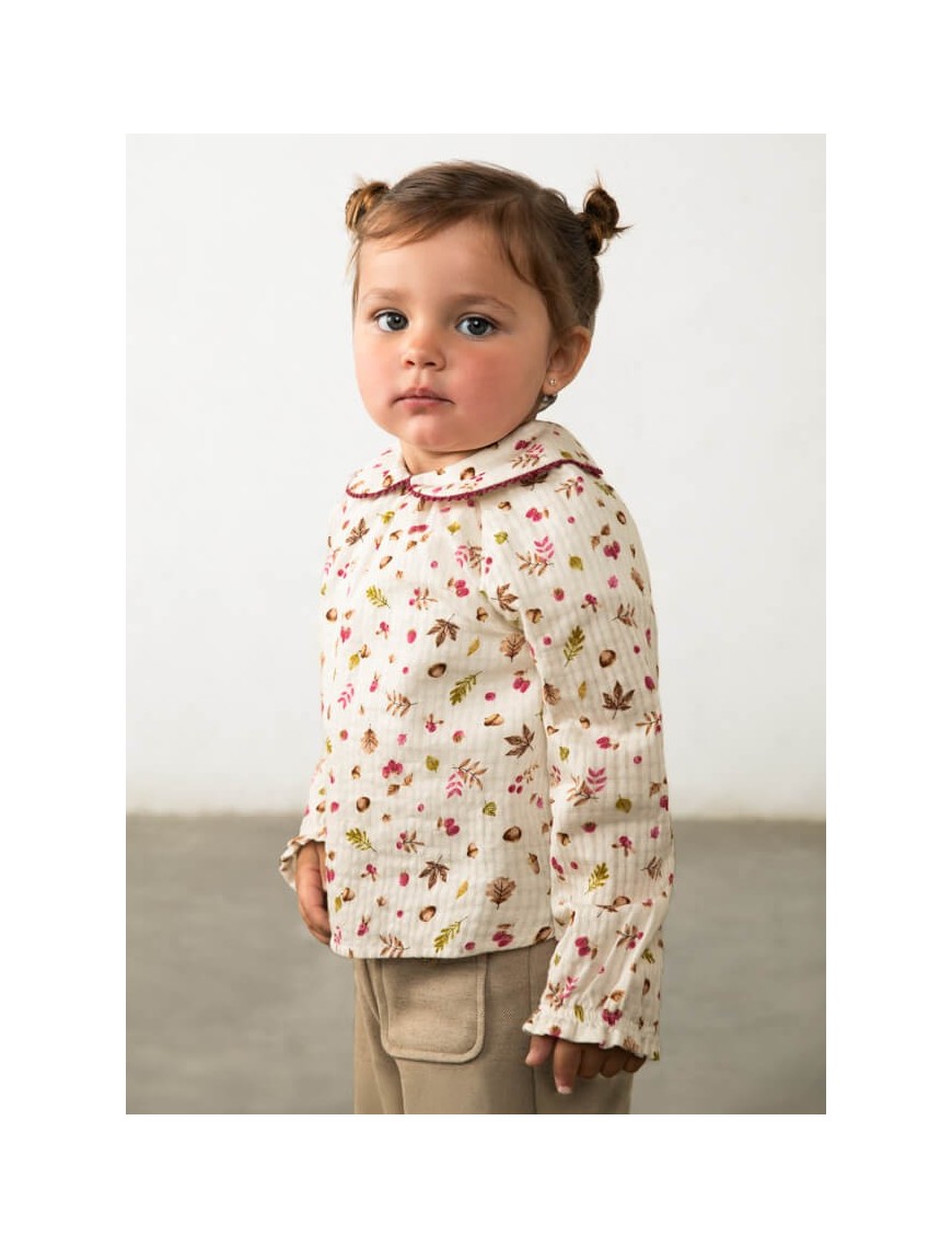 Blusa estampada texturas Mayoral