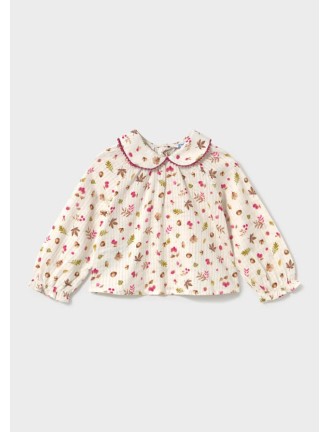 Blusa estampada texturas...