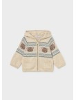 Sudadera cremallera tricot leoncito Mayoral
