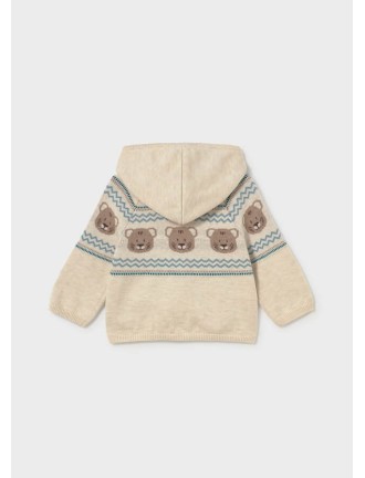Sudadera cremallera tricot...