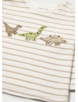 Camiseta rayas dinos Mayoral