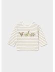 Camiseta rayas dinos Mayoral