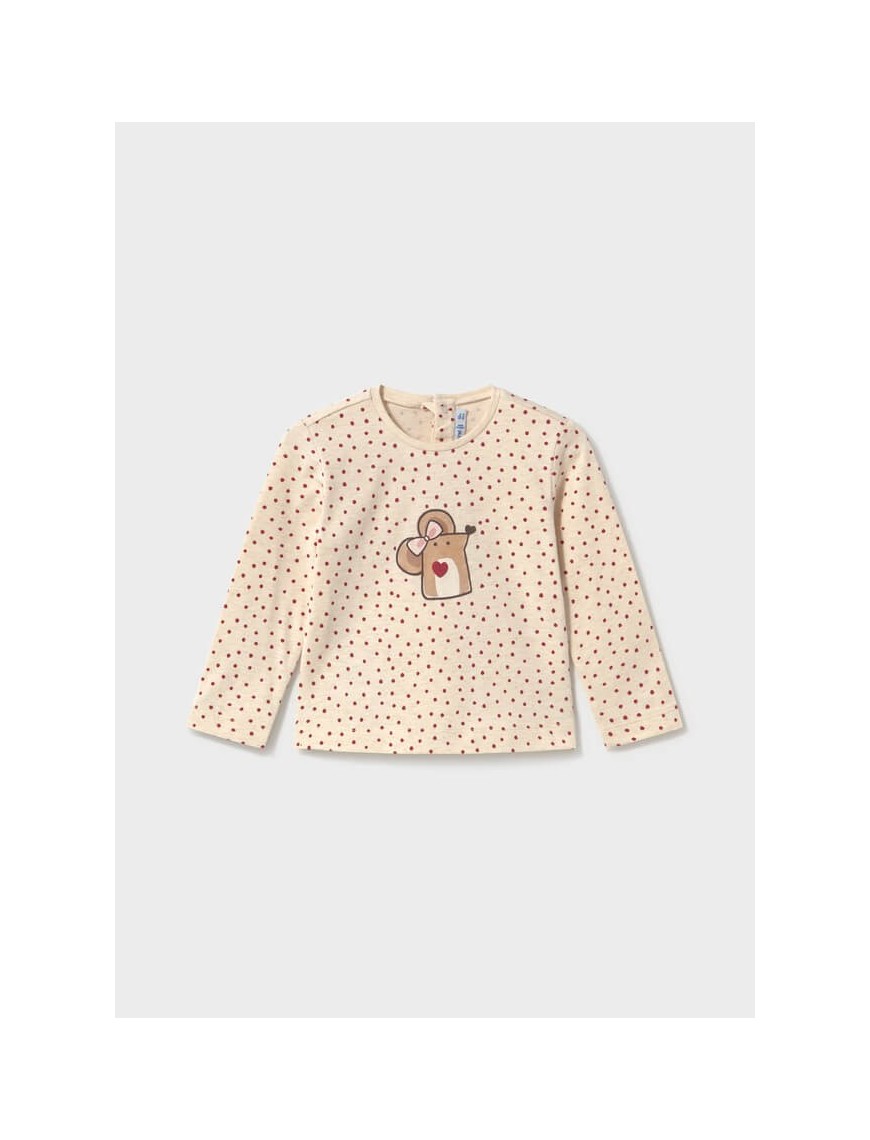 Camiseta ratoncito estampada Mayoral