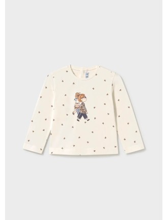 Camiseta niña con gatito...
