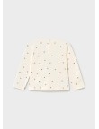 Camiseta niña con gatito Mayoral