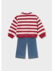 Conjunto sudadera rayas y pantalón Mayoral