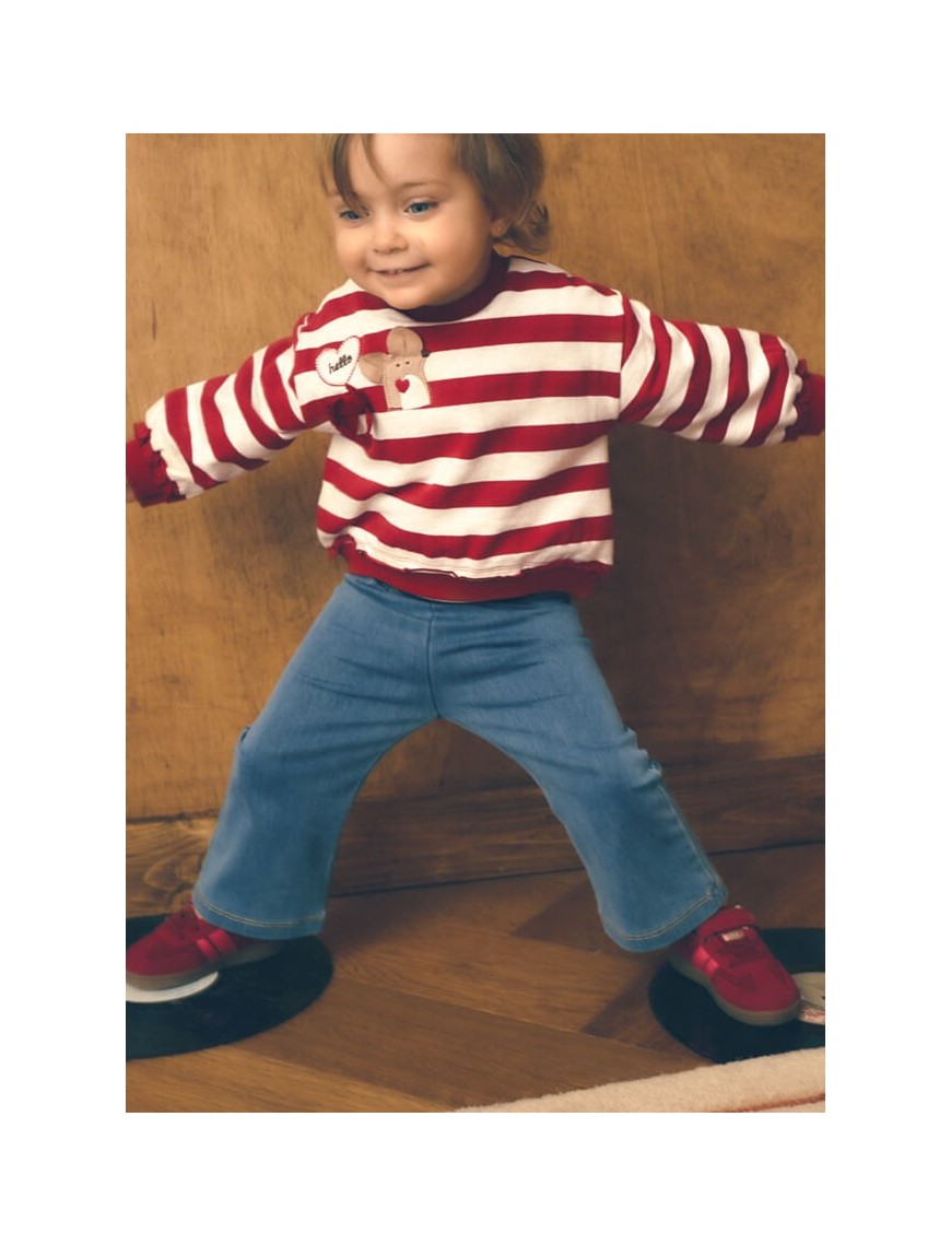 Conjunto sudadera rayas y pantalón Mayoral
