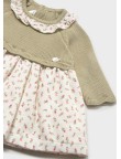 Vestido combinado flores Mayoral