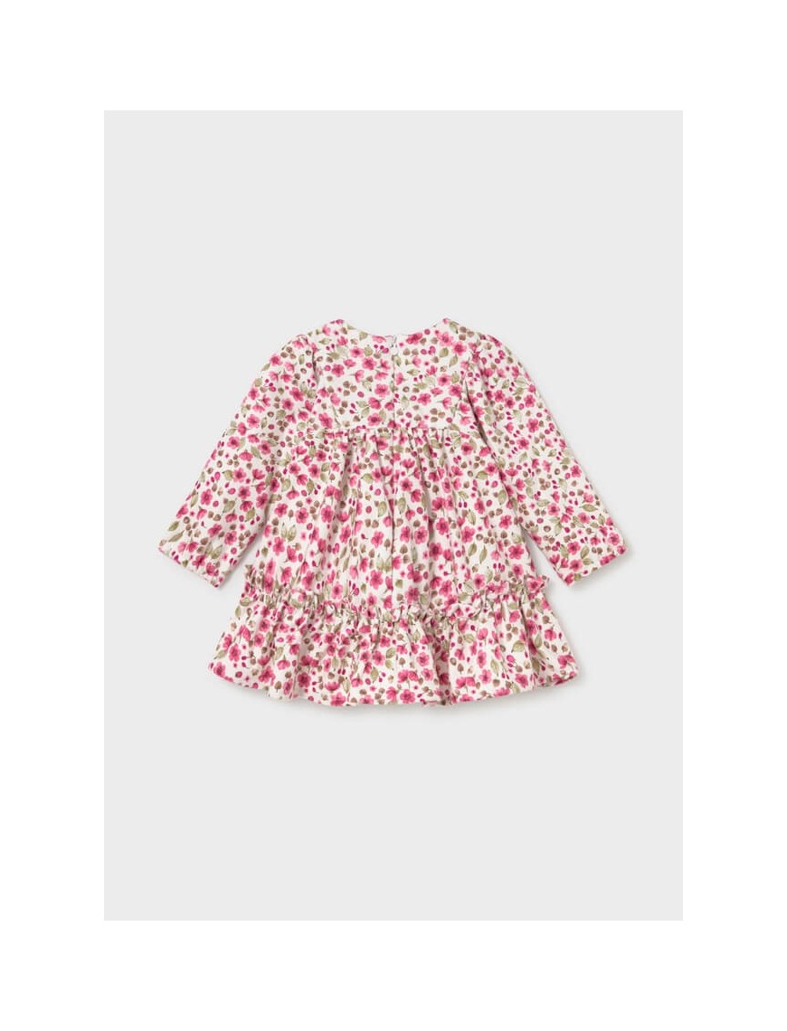 Vestido terciopelo flores Mayoral