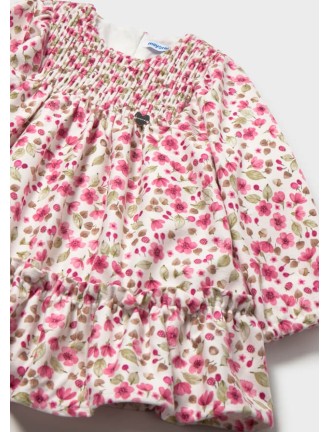 Vestido terciopelo flores...