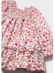 Vestido terciopelo flores Mayoral