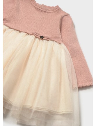 Vestido tricot tul Mayoral