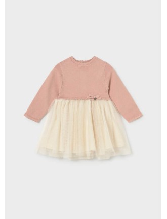 Vestido tricot tul Mayoral