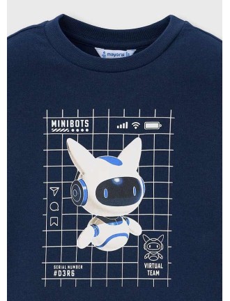 Camiseta interactiva robot...