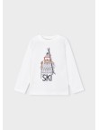 Camiseta osos esquiando