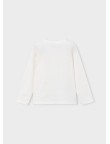 Camiseta corazón lentejuelas Mayoral