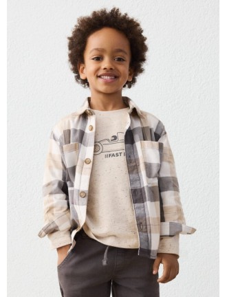 Sobrecamisa cuadros niño...