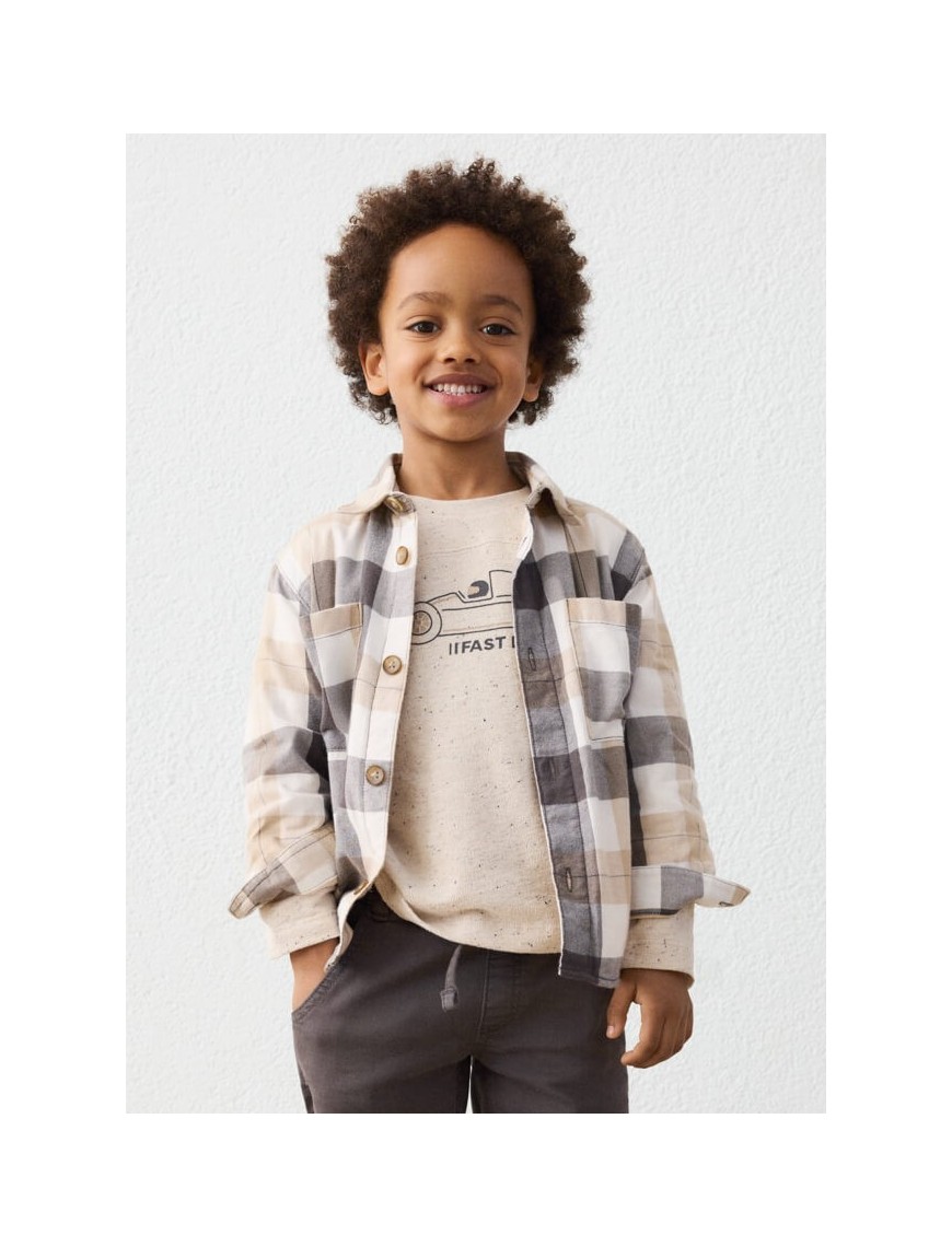 Sobrecamisa cuadros niño Mayoral
