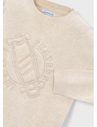 Sudadera beig Mayoral