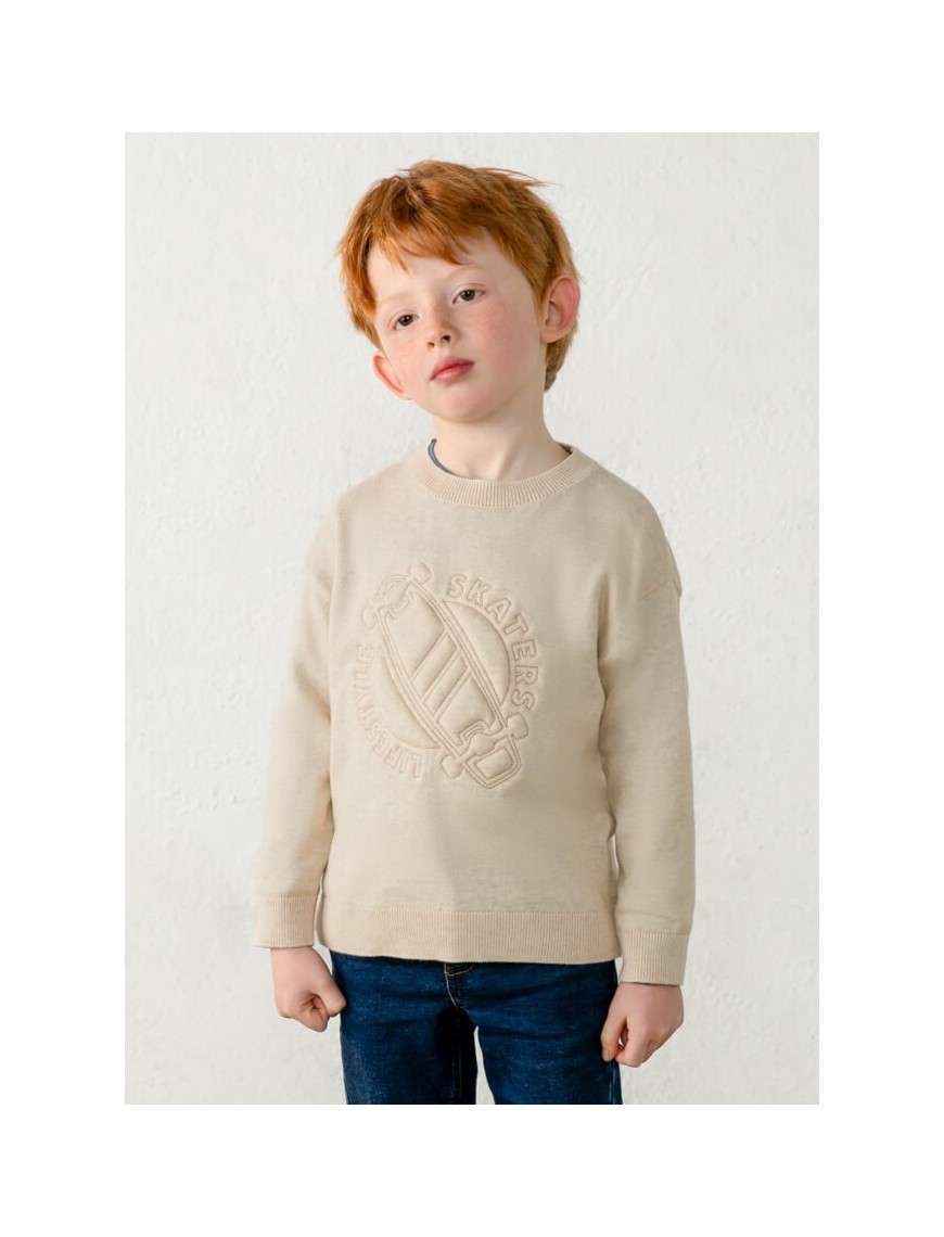 Sudadera beig Mayoral