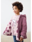 Chaquetón reversible corazones Mayoral
