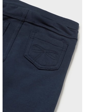Pantalón básico felpa marino
