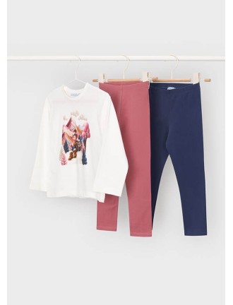 Conjunto 3 piezas leggings Mayoral