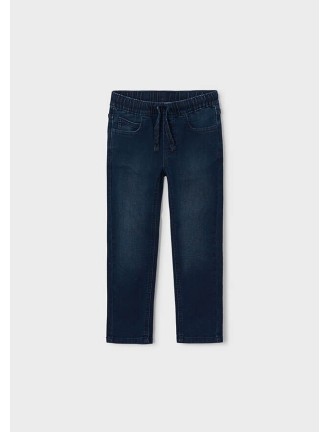 Pantalón elástico vaquero...