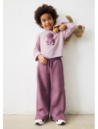 Pantalón chandal violeta...