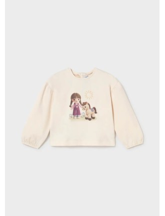 Camiseta niña poni Mayoral