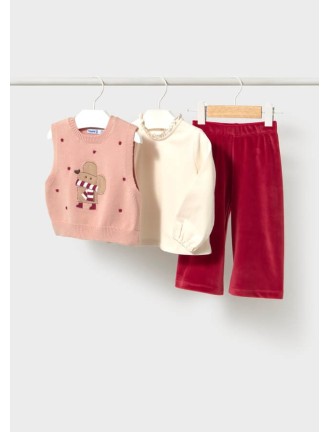Conjunto con chaleco ratón...