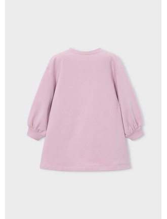 Vestido sudadera niña globo corazón Mayoral