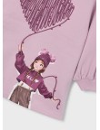 Vestido sudadera niña globo corazón Mayoral