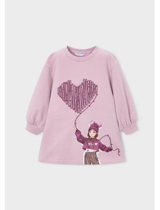 Vestido sudadera niña globo...