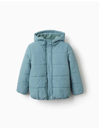 Chaqueta verde capucha Zippy